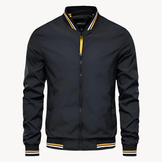 Moderne Herre Bomberjakke i Stilfuldt Design