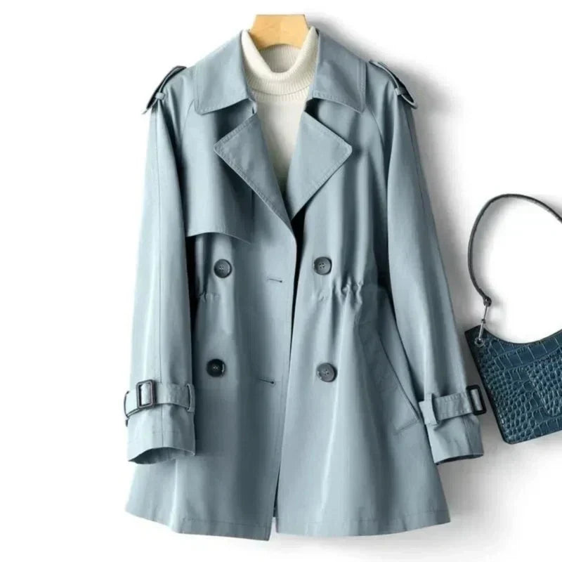 Nora | Klassisk Dobbeltbrystet Trenchcoat til Kvinder