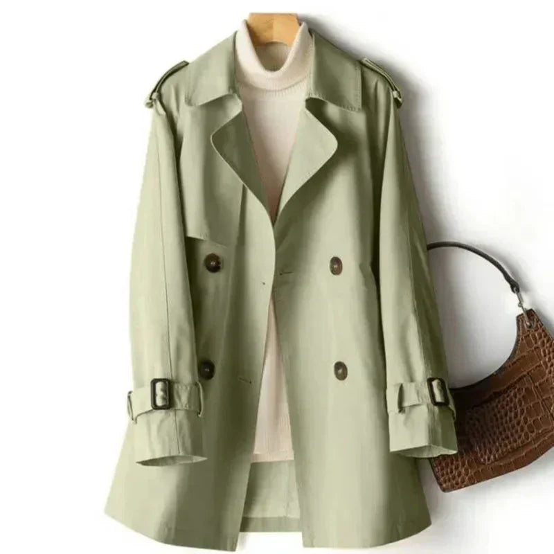 Nora | Klassisk Dobbeltbrystet Trenchcoat til Kvinder