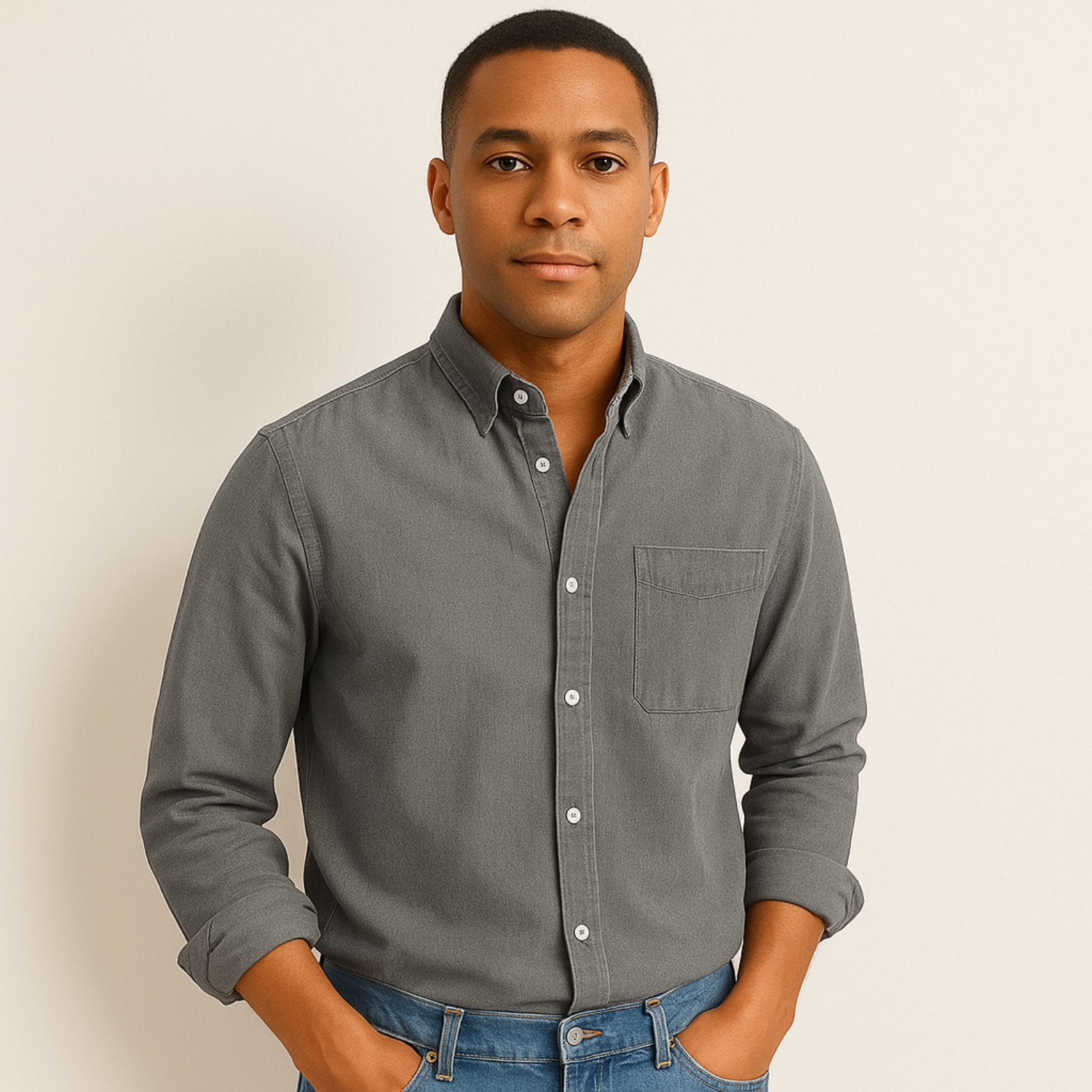 Fynn | Casual Skjorte med Let Komfort