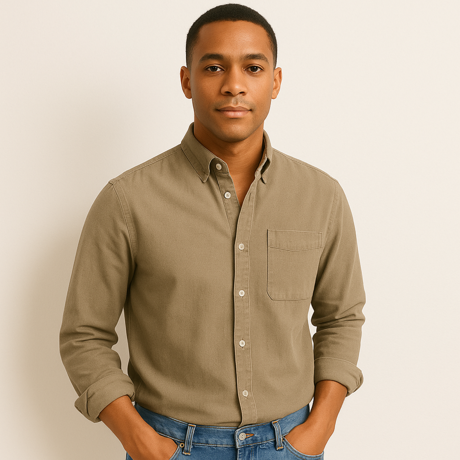 Fynn | Casual Skjorte med Let Komfort