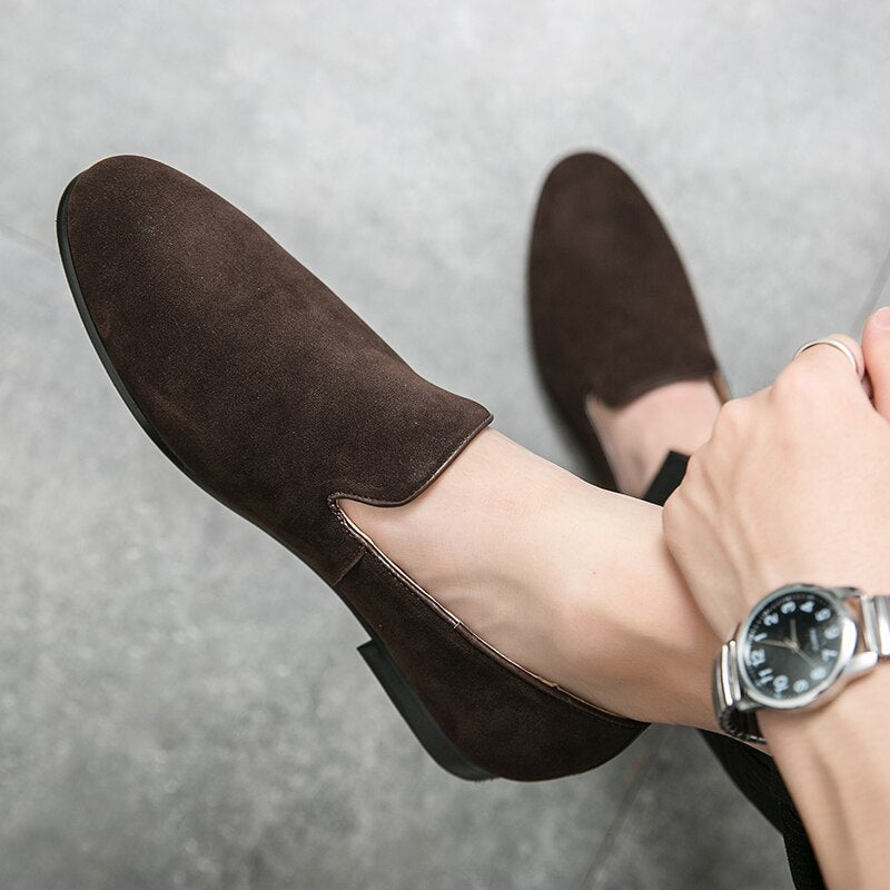 Oscar | Suede Slip-On Loafers