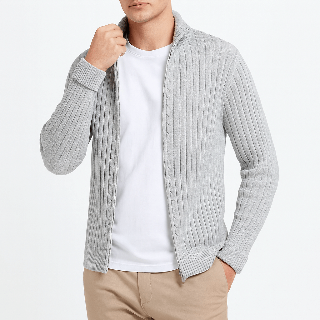 Simon | Klassisk cardigan trøje til mænd