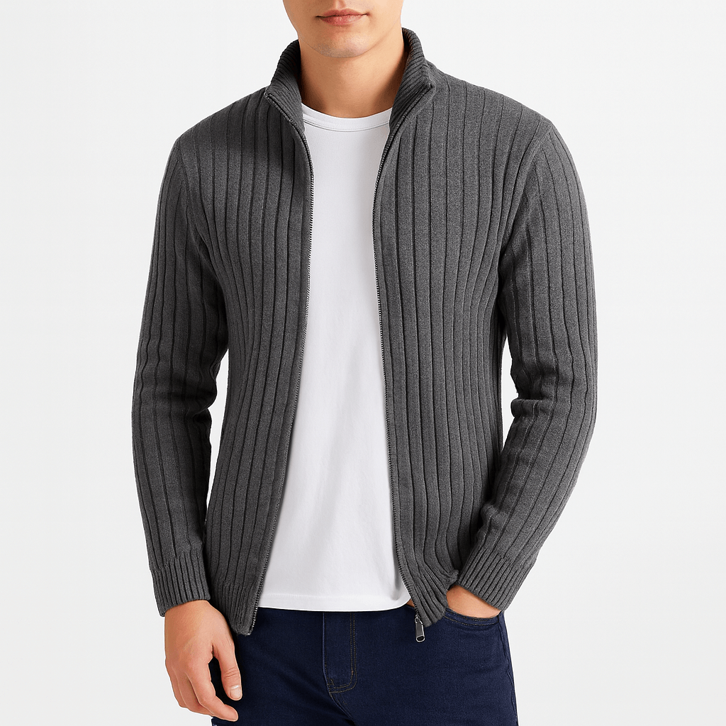 Simon | Klassisk cardigan trøje til mænd
