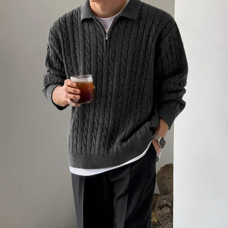 Jonas | Vintage strikket sweater til mænd