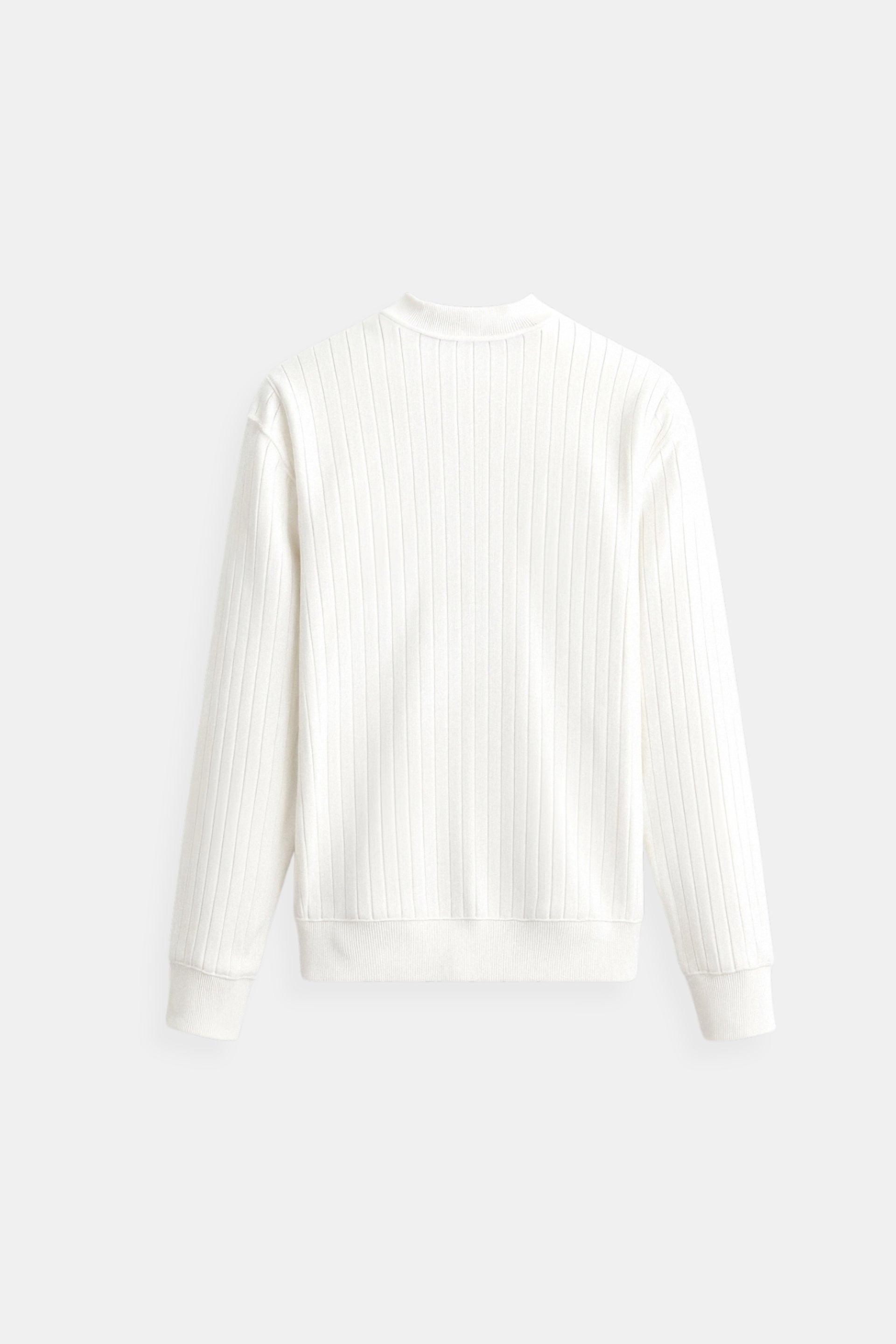 Martin | Ribstrikket sweater med lange ærmer til mænd