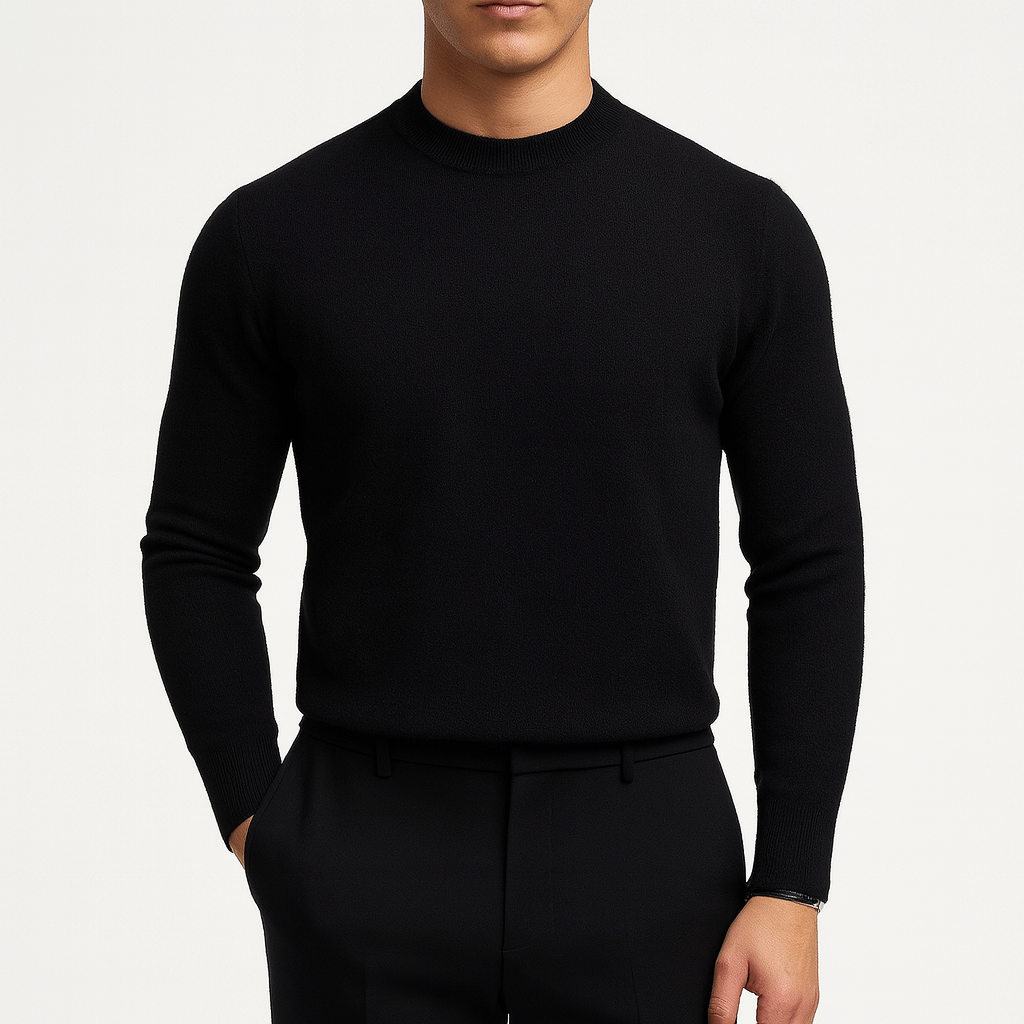 Daniel | Slankt strik sweater til mænd