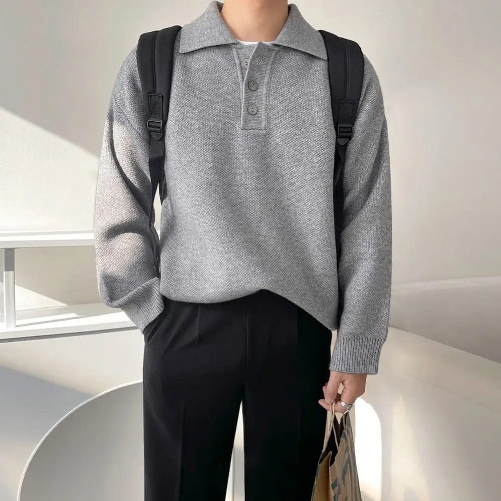 Thomas | Skræddersyet polo sweater til mænd