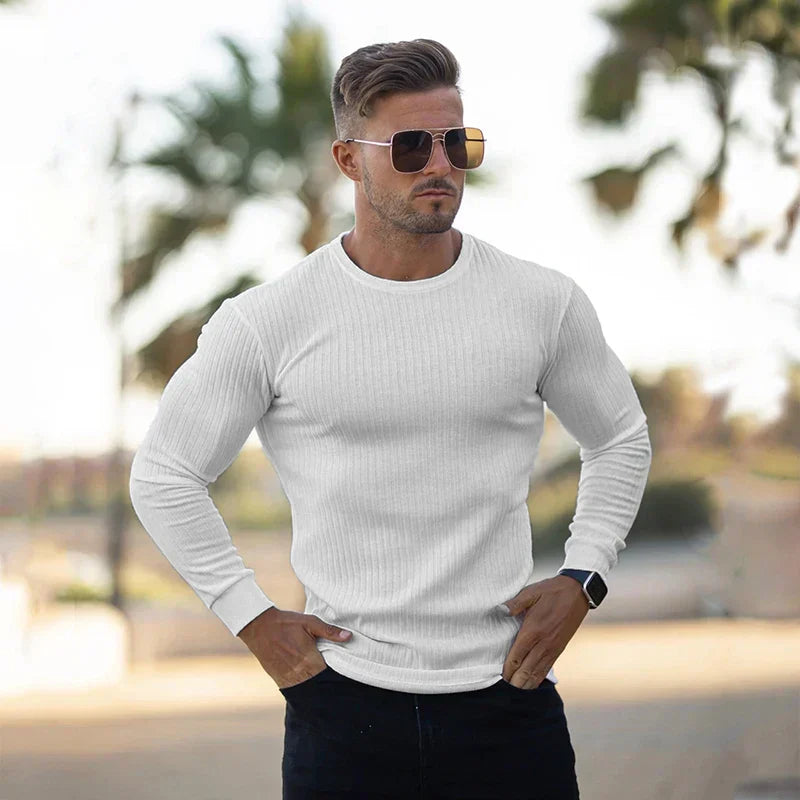 Herre Cashmere Sweater i Høj Kvalitet