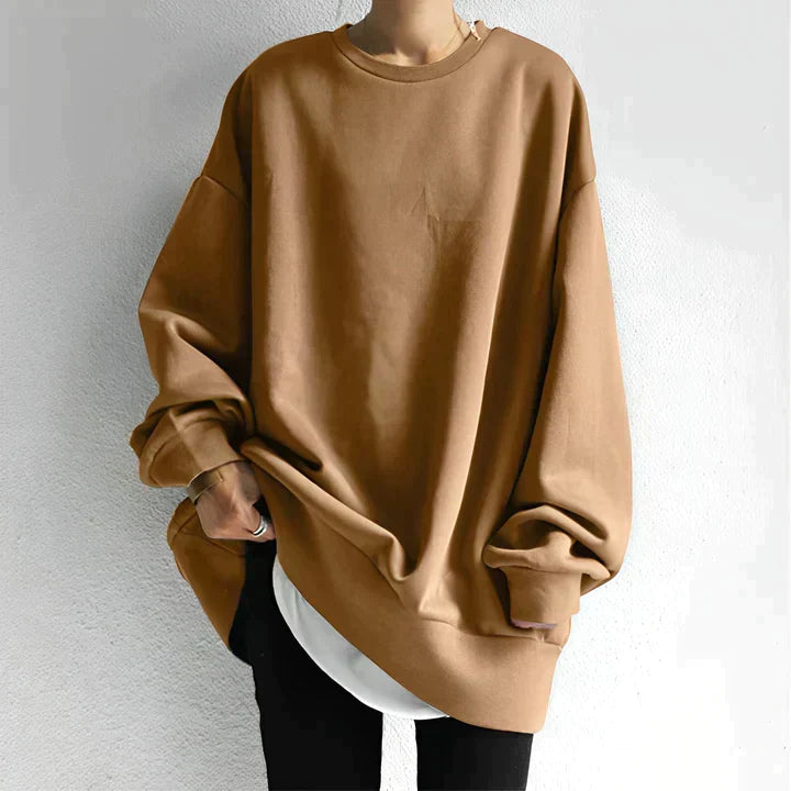 Andrea | Varm Vinter Oversize Pullover Sweater Til Kvinder