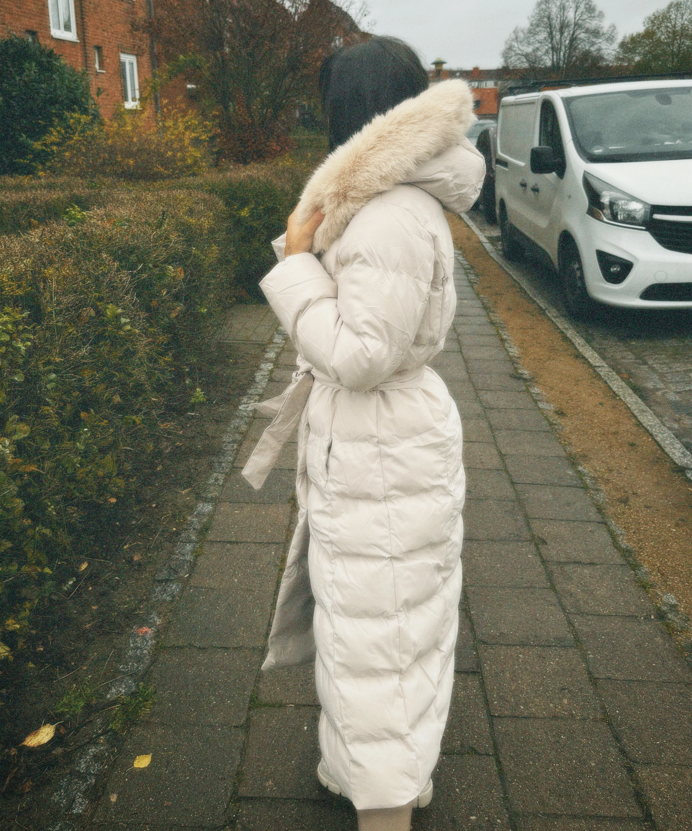 Merle | Beige Parka til Vinterbrug