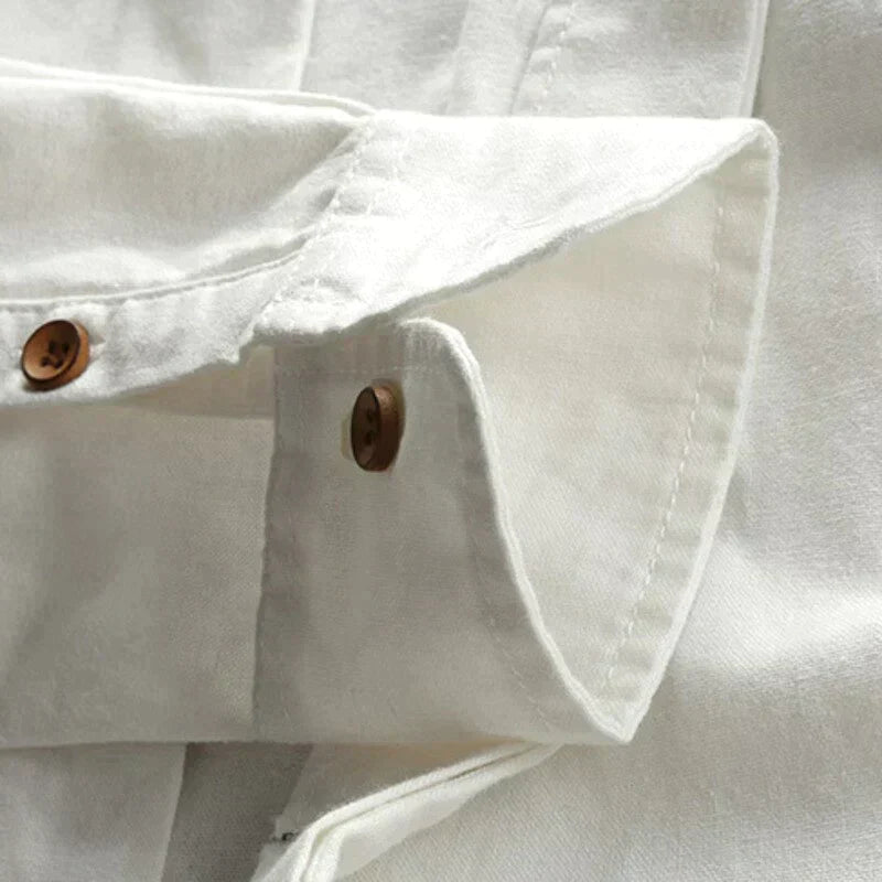 Emil | Herre Slim Fit Skjorte med Ståkrave