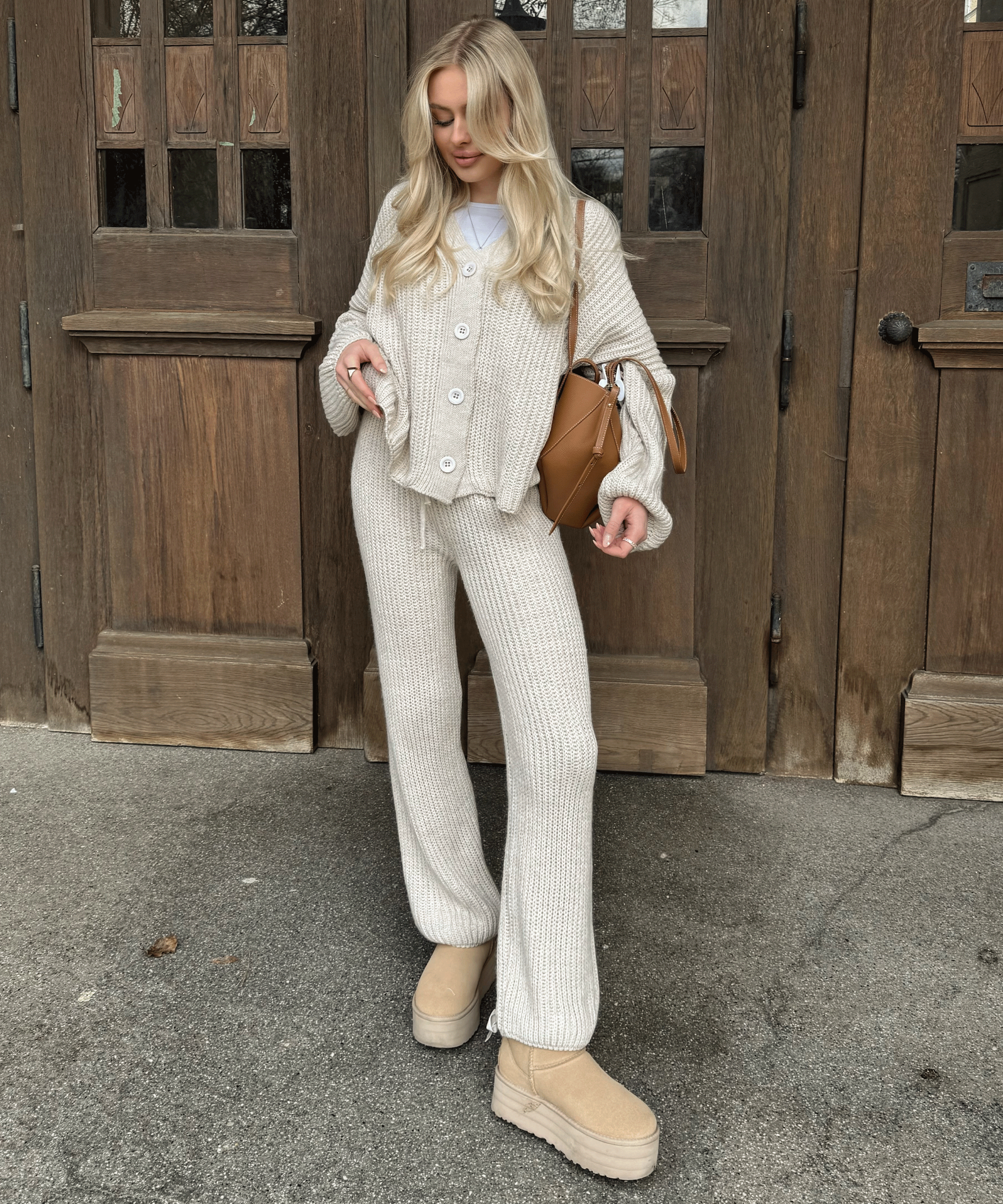 Kirsten | Sæt i Beige til Kvinder