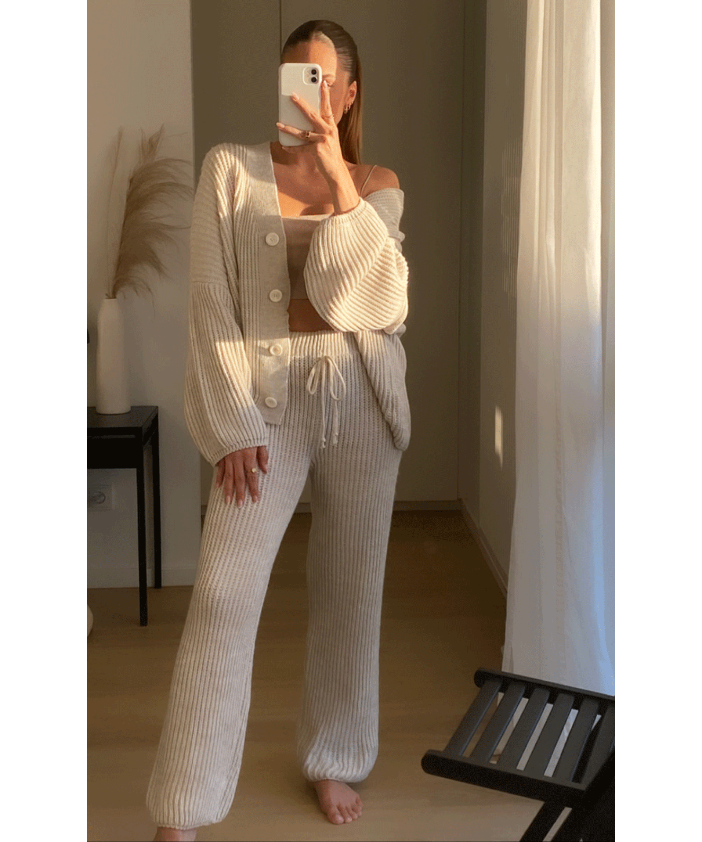 Kirsten | Sæt i Beige til Kvinder