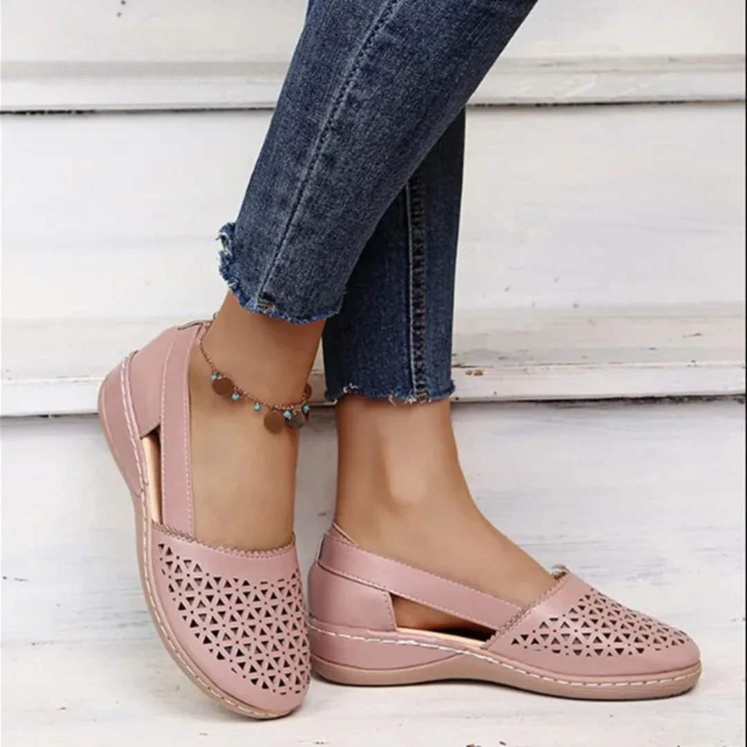 Komfortable slip-on sko med elegance
