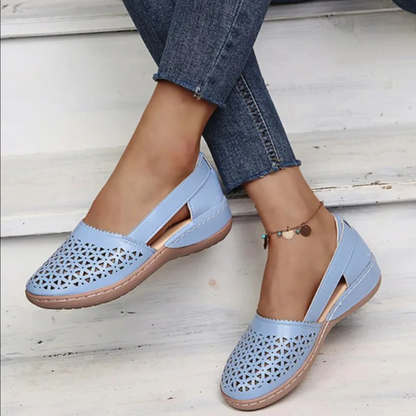 Komfortable slip-on sko med elegance
