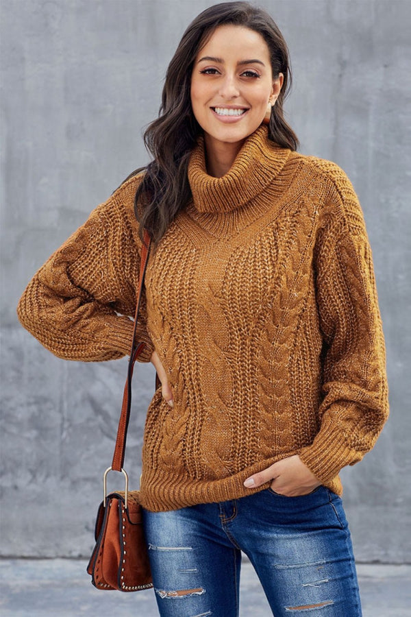 Dorthe | Vinter Rullekrave Sweater til Kvinder