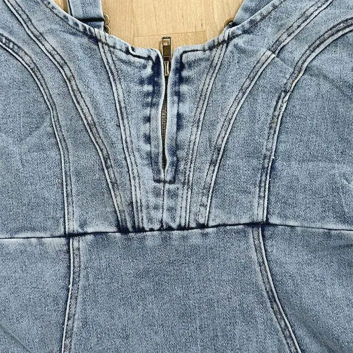 Serafina | Stilfuld Denim Bodycon Kjole