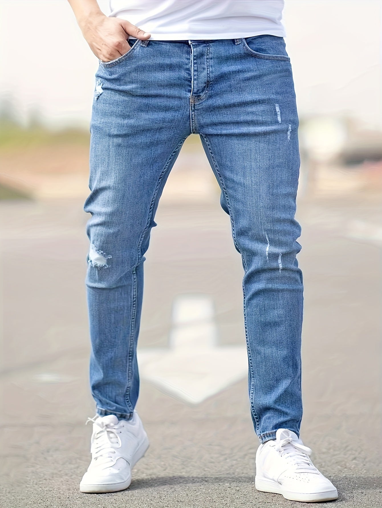 Mads | Slim fit elastiske jeans til mænd