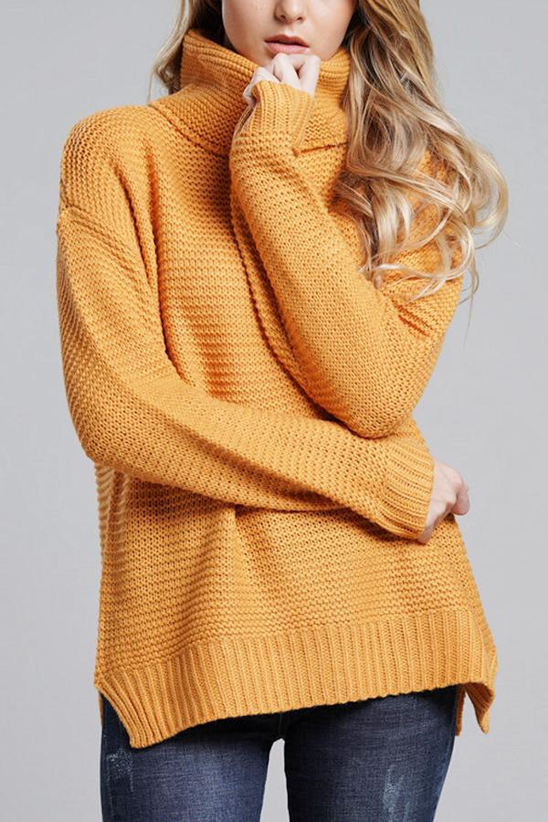 Astrid | Varm Vinter Rullekrave Sweater til Kvinder