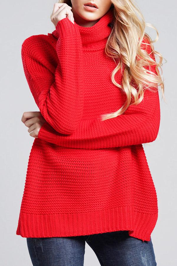 Astrid | Varm Vinter Rullekrave Sweater til Kvinder