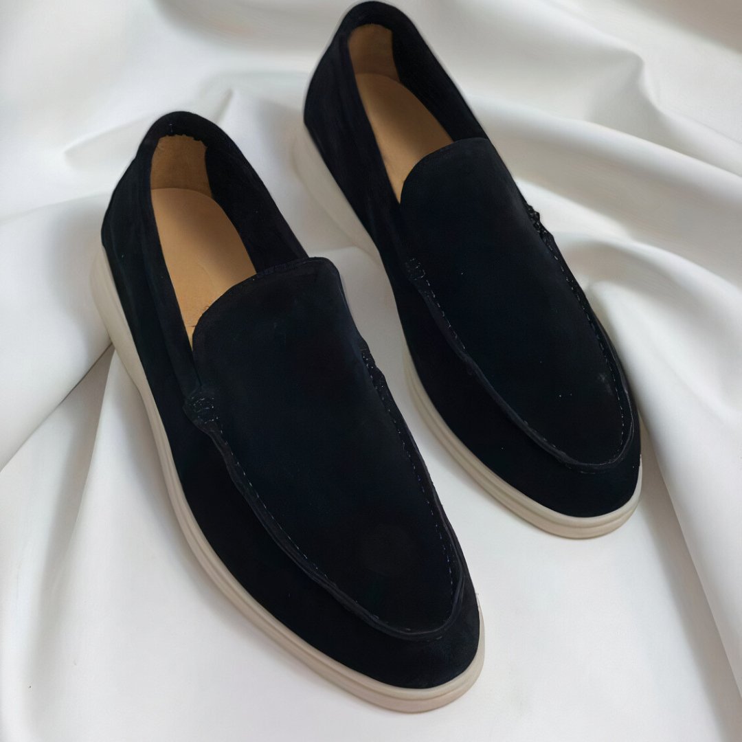 Victor | Elegante og Komfortable Ruskind Loafers