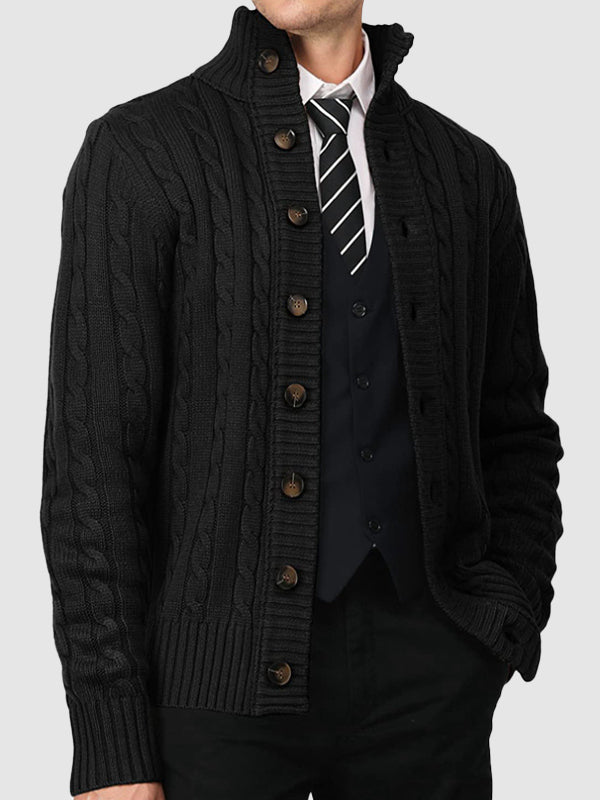 Martin | Cardigan med knapper til mænd