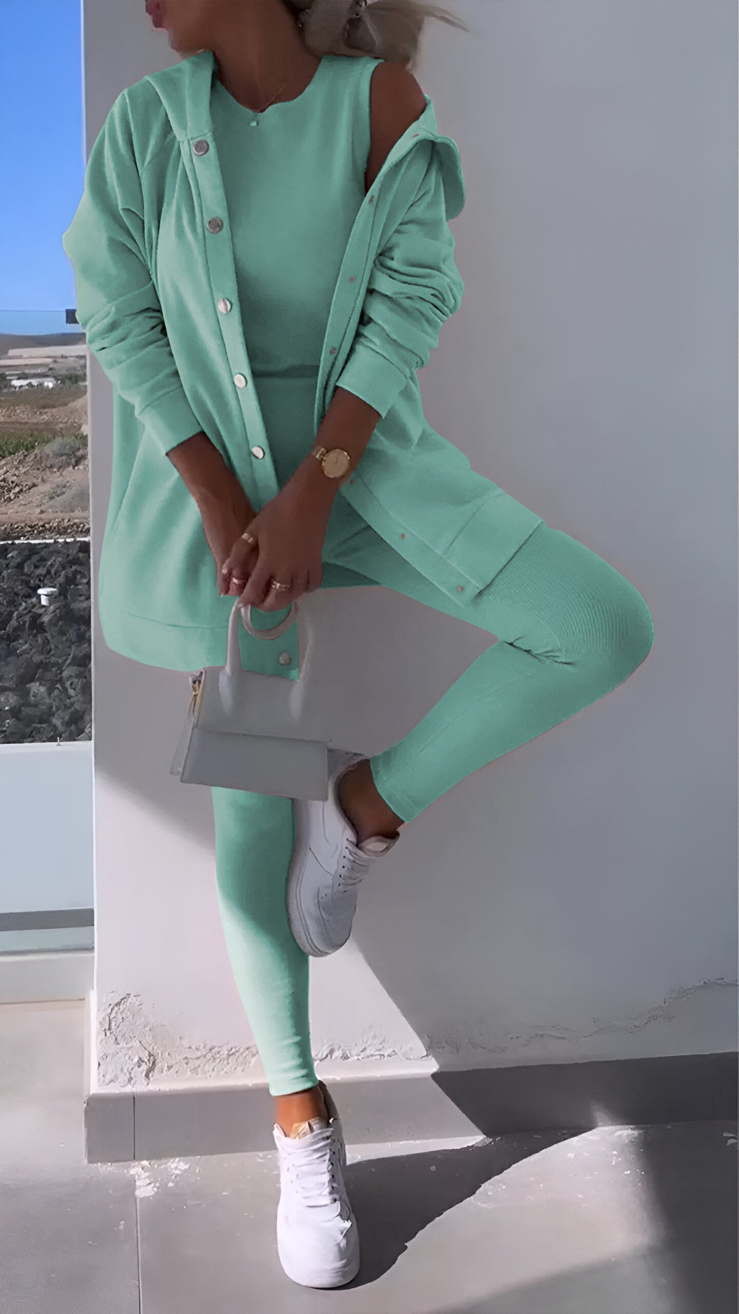 Ivalo | Hættetrøje og Leggings Sæt