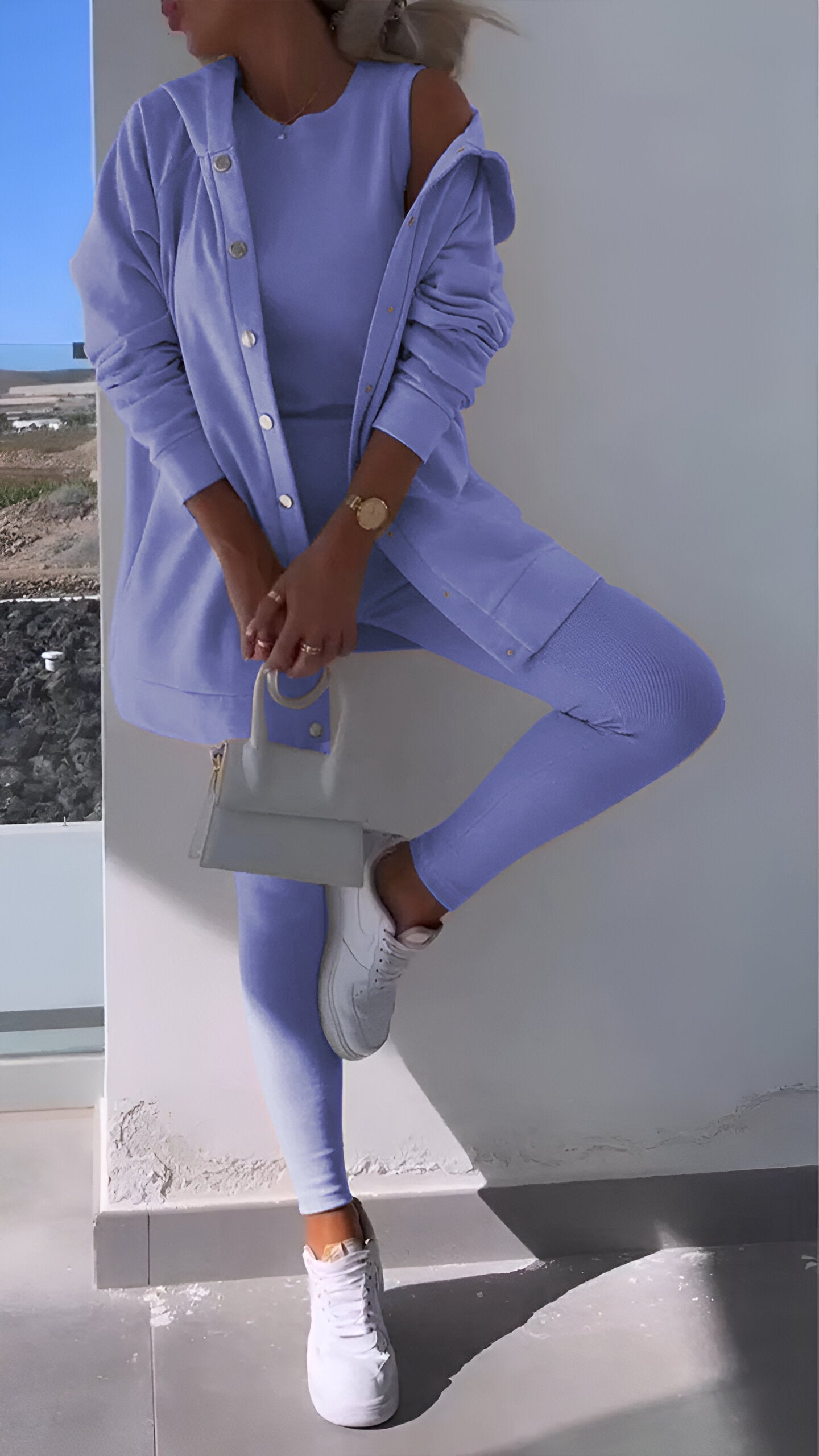 Ivalo | Hættetrøje og Leggings Sæt