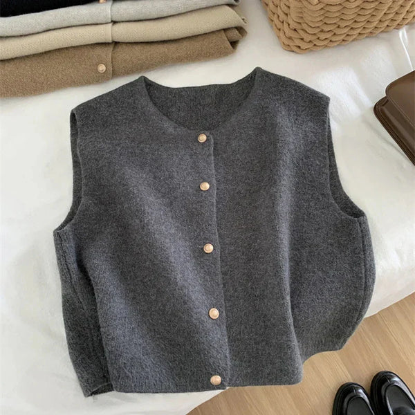 Karla | Chic Kvindevest i Kort Stil