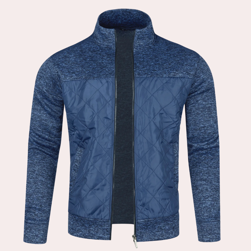 Bo | Moderne cardigan med lynlås til mænd