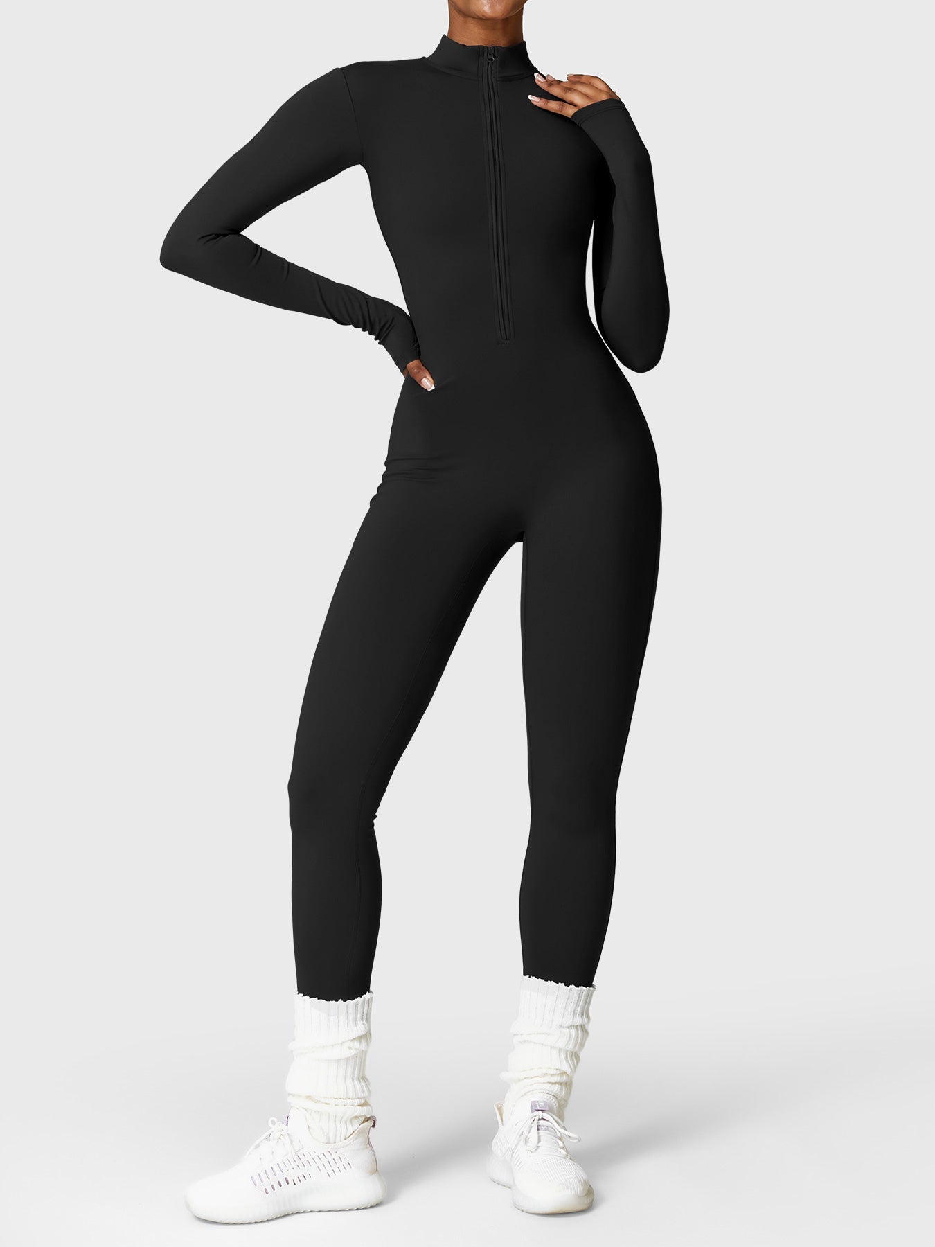 Helga | Elegant Premium Bodysuit med Lynlås