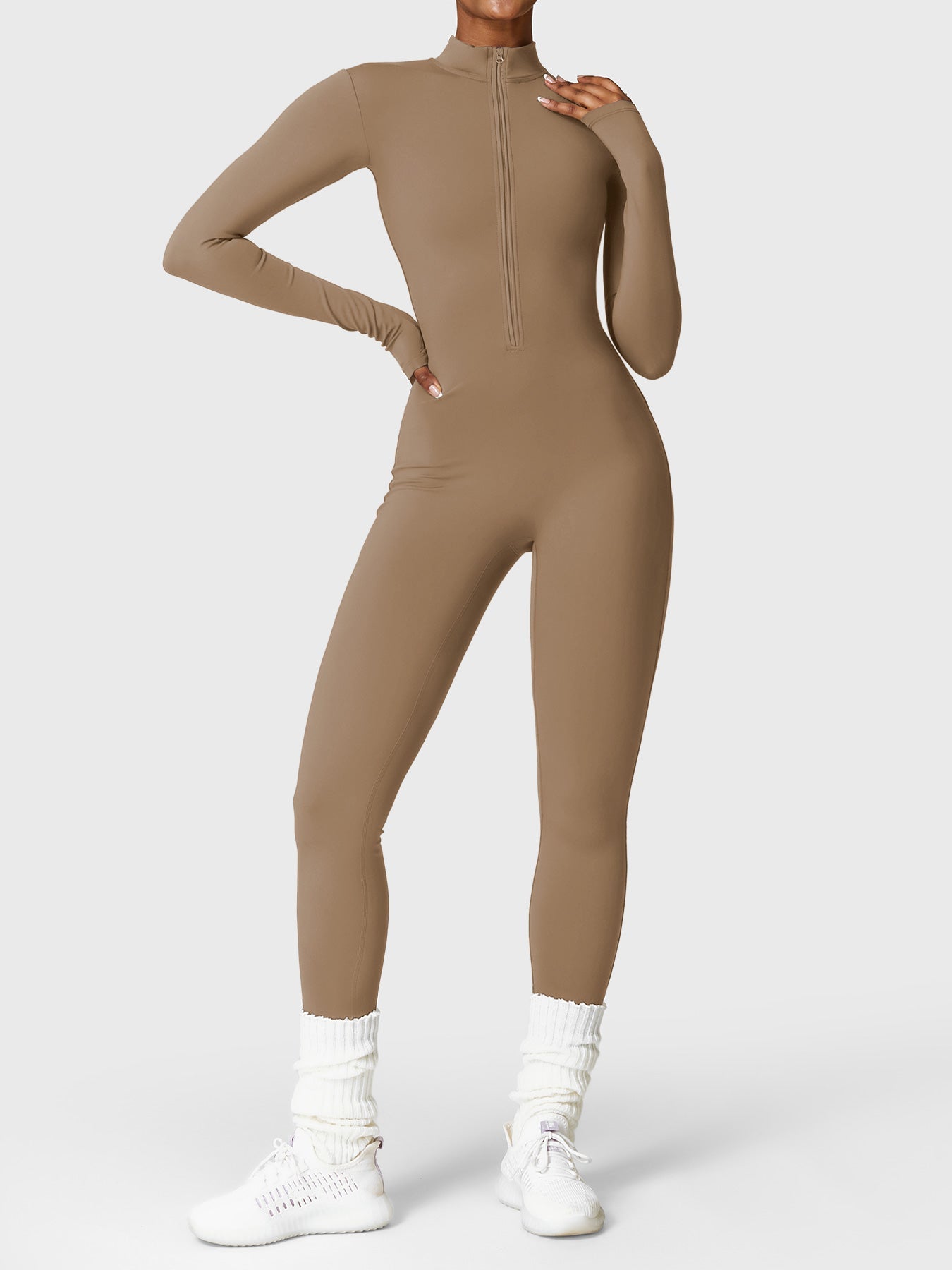 Helga | Elegant Premium Bodysuit med Lynlås