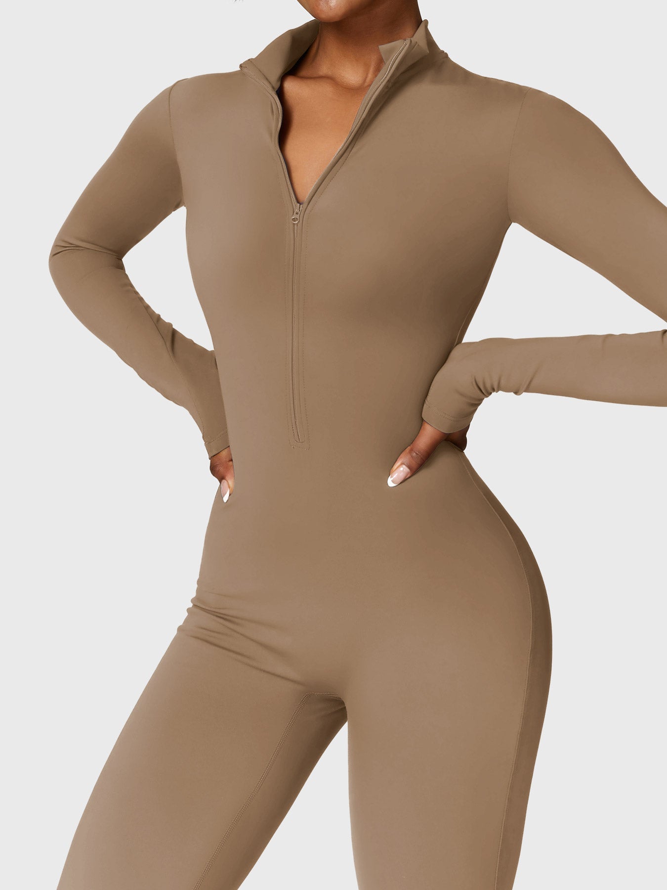 Helga | Elegant Premium Bodysuit med Lynlås