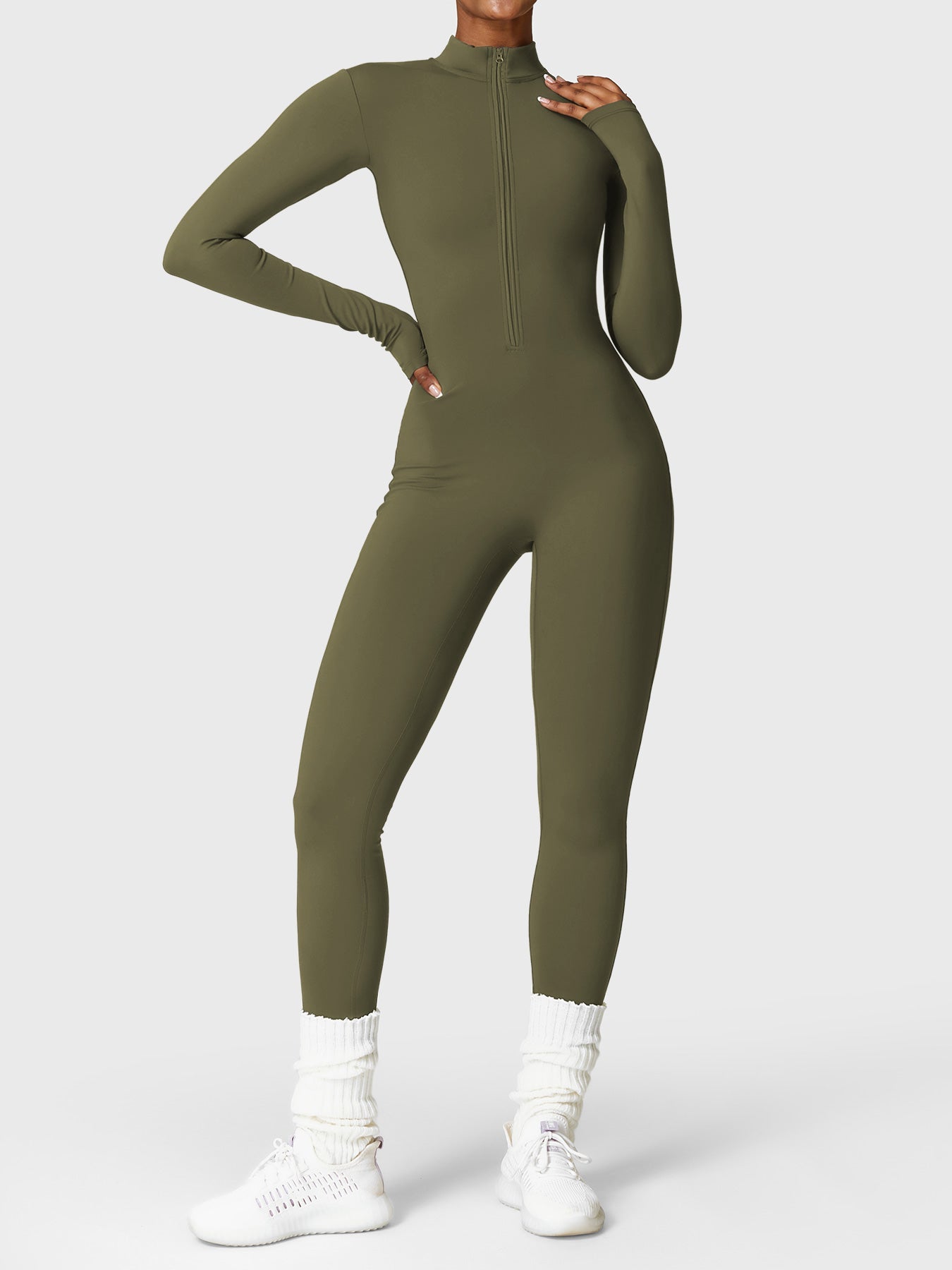 Helga | Elegant Premium Bodysuit med Lynlås