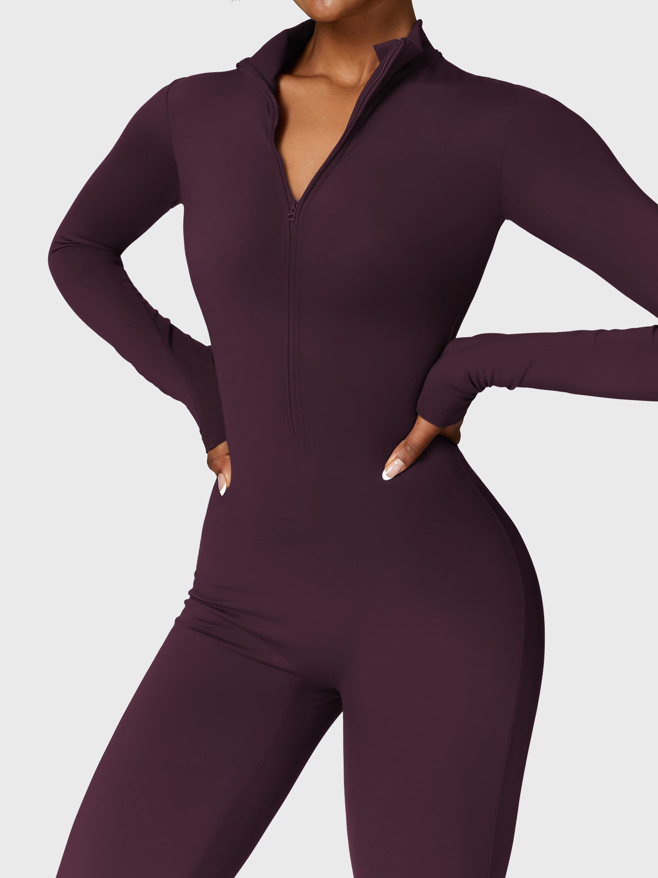 Helga | Elegant Premium Bodysuit med Lynlås