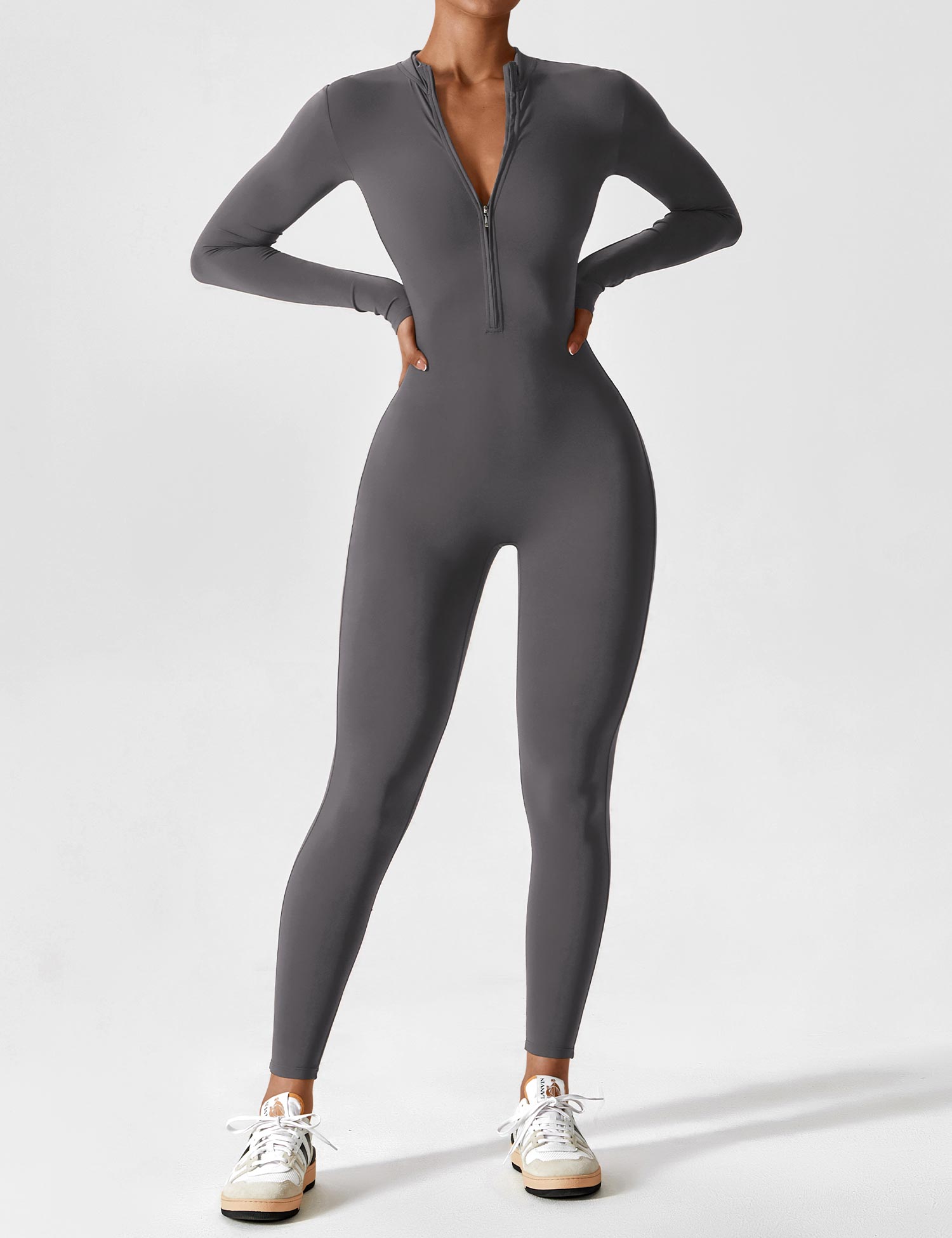 Helga | Elegant Premium Bodysuit med Lynlås